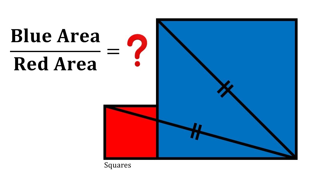 A nice geometry puzzle with a nice trick #maths #math