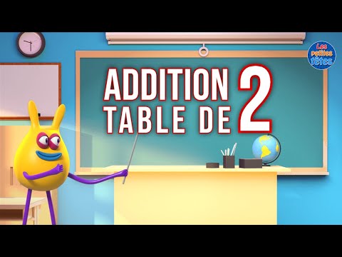 Table addition de 2 + Exercices pour enfants