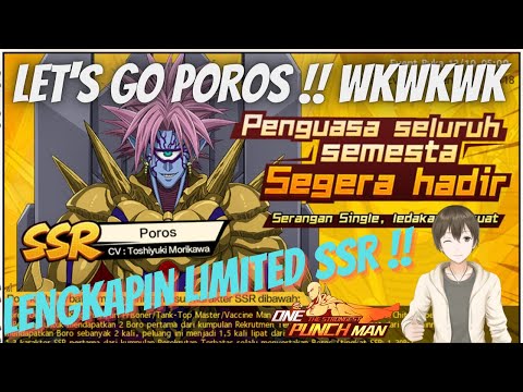 🔴Gacha Limited SSR BOROS & Realtime PvP !! - One Punch Man The Strongest