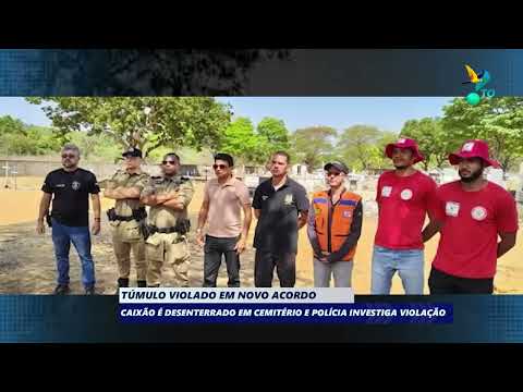 Túmulo violado em Novo Acordo