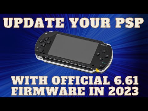 How to Update Your PSP to Official 6.61 Firmware (The last Official Update)