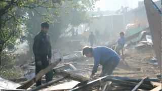 preview picture of video 'Враца -- ромско гето -- премахване-2'