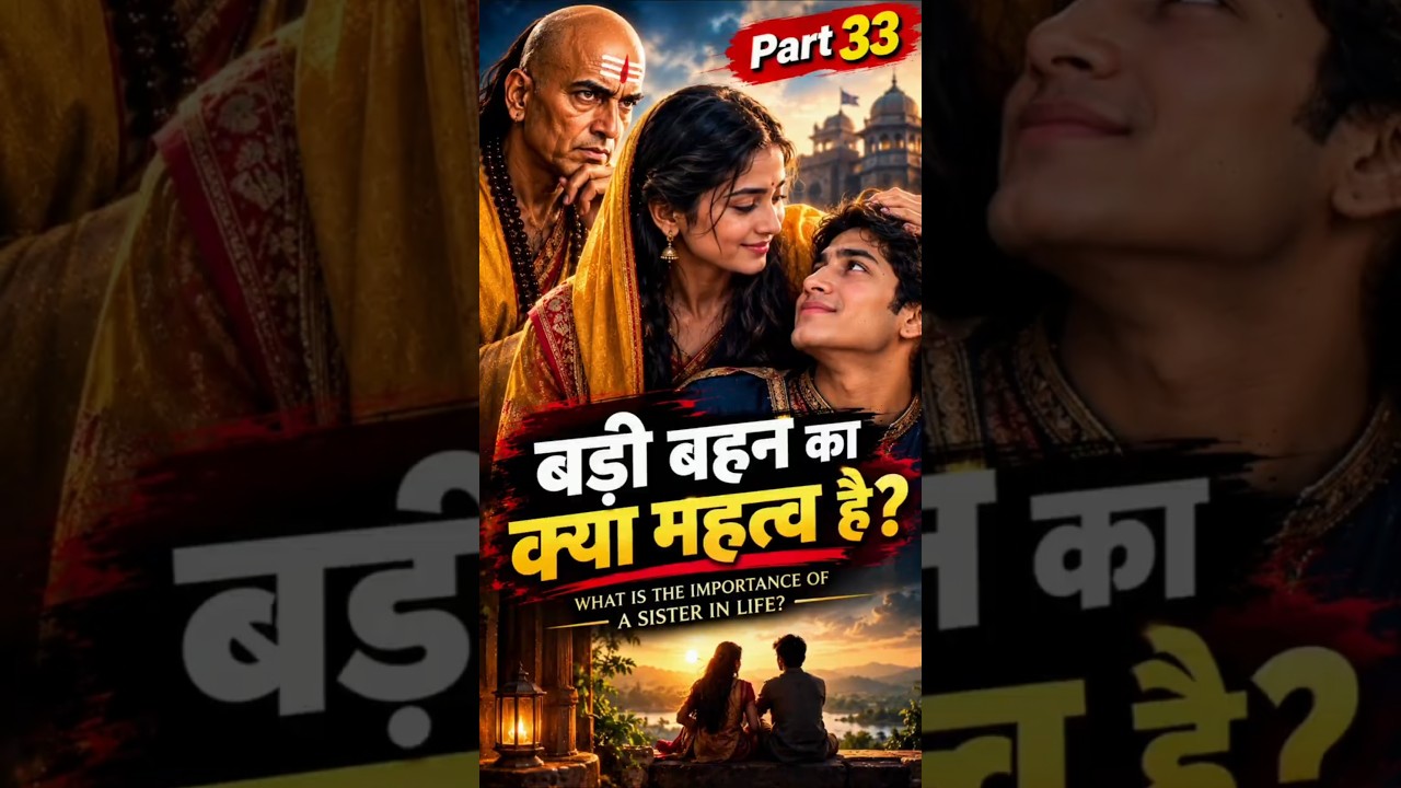 बड़ी बहन का असली महत्व क्या है? ❤️ | Chanakya Niti | Power of Sister | Part 33