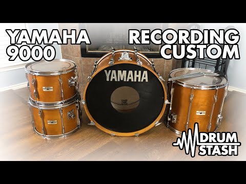 Yamaha 9000 (Recording Custom) Drum Set Clean-Up and Sound Test