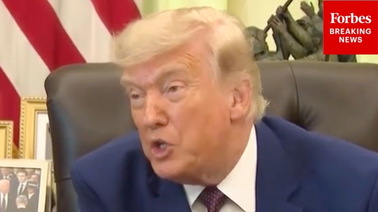Video | 'They're Pretty Close To Signing A Paper': Trump Gives Update On Iran Talks