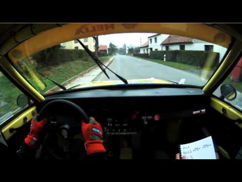 Rallye Střela Rakovník 2011 Škoda 130LR Kolář/Penc RZ7