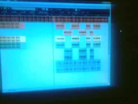 ONka feat Czar (mixing a track in the studio)
