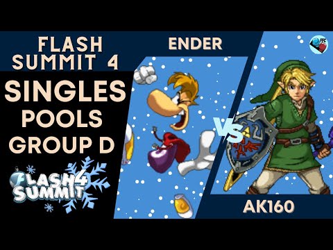 SC Ender (Rayman) vs SC AK160 (Link) - SSF2 Pool D - Flash Summit 4