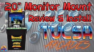Arcade1Up - Tulsa Arcades 20" Monitor Mount Install & Review