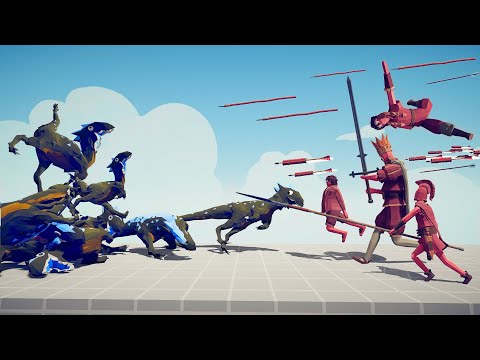 50x ZOMBIE RAPTOR vs 140x UNITS | TABS - Totally Accurate Battle Simulator