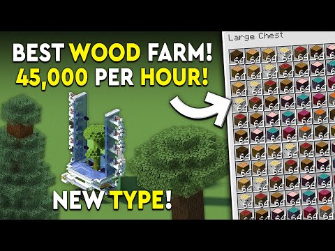 Insane Minecraft Wood Farm - 45k P/HR!