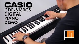 Casio CDP-S160CS 88-Key Digital Piano [Product Demonstration]