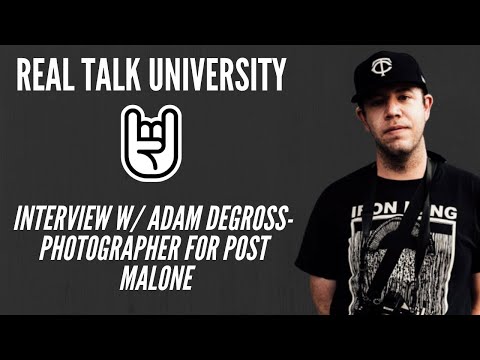 ADAM DEGROSS: Photographer For Post Malone