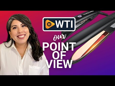 VANESSA PRO Flat Iron Hair Straightener - WTI product video review