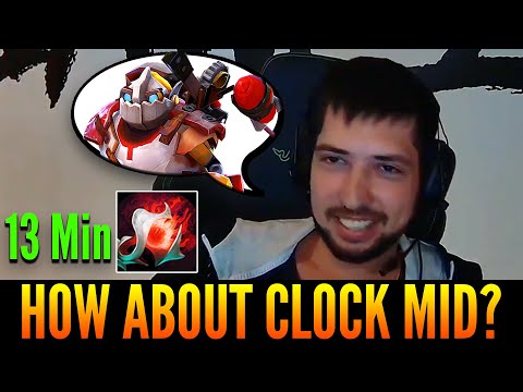 Who Else if Not W33 is Going to Pick Clockwerk For Mid - 13 Min First Item Orchid - 7.31d - Dota 2