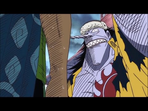 Arlong sees Zoro's scar #1