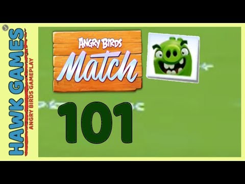 Angry Birds Match ⭐ Level 101 - Walkthrough, No Boosters