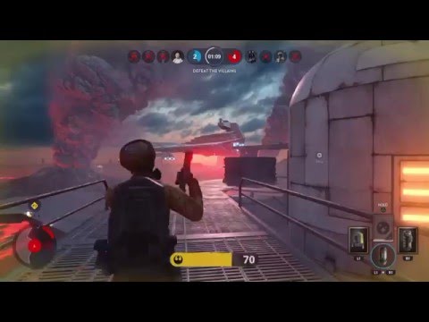 Star Wars Battlefront How to SURVIVE Darth Vader's Force Choke!