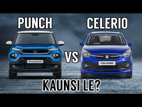 Tata Punch Vs Maruti Suzuki Celerio | Detailed Comparison | New Celerio Zxi+ Vs Punch Adventure