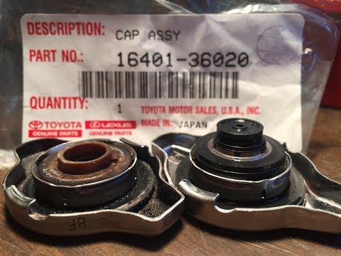 Toyota/Lexus: Check Your Old Radiator Cap!!
