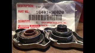 Toyota/Lexus: Check Your Old Radiator Cap!!