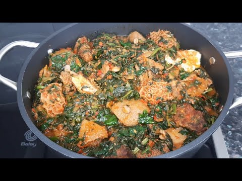 Authentic Nigerian Vegetable Soup Recipe | So Delicious!