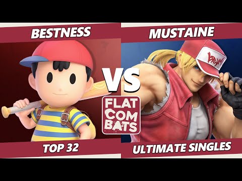 Flat Combats 5 Top 32 - BestNess (Ness) Vs. Mustaine (Terry) SSBU Smash Ultimate