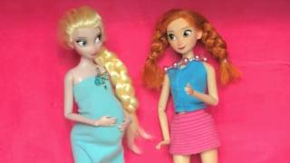 Elsa&#39;s baby! Elsa with Jack Frost&#39;s Baby - Frozen Anna and Elsa Dolls Videos