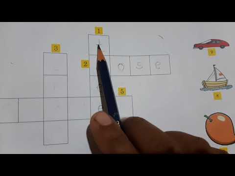 4- Palavras cruzadas/padrão 1º/estudo on-line em inglês