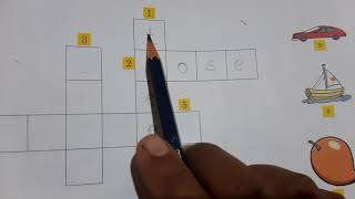 4- Crossword/std 1st /English online study