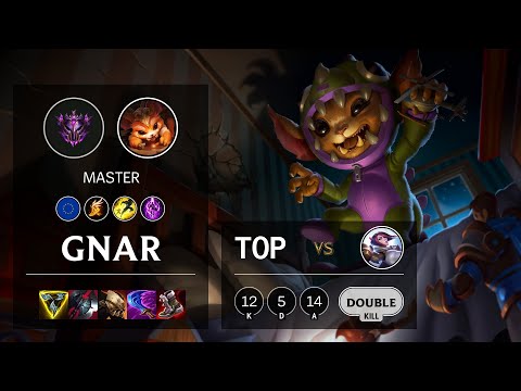 Gnar Top vs Fiora - EUW Master Patch 11.21