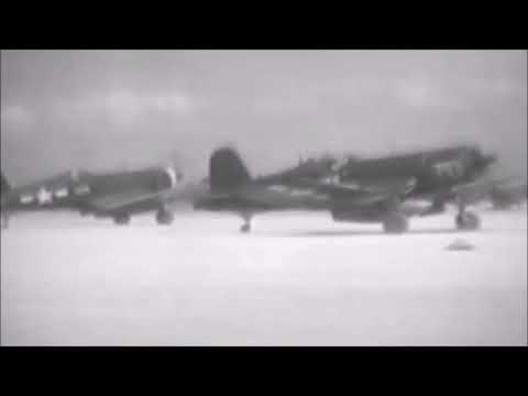 Warpath Across the Pacific - June, 1945 - US Aircraft attack Japanese troops on Okinawa