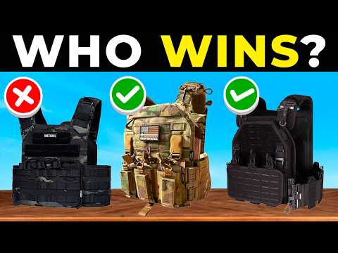 TOP 5 BEST TACTICAL VESTS 2025 | TACTICAL GEAR & PLATE CARRIERS on AMAZON