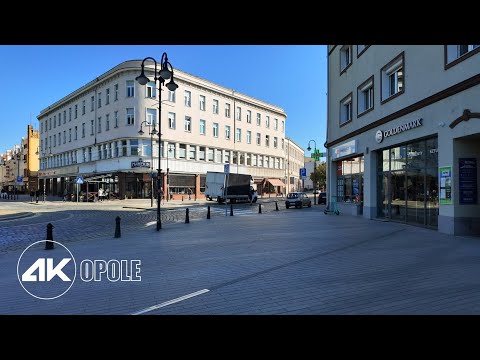Opole, Poland 2024 - Sunny Day 4K Walking Tour