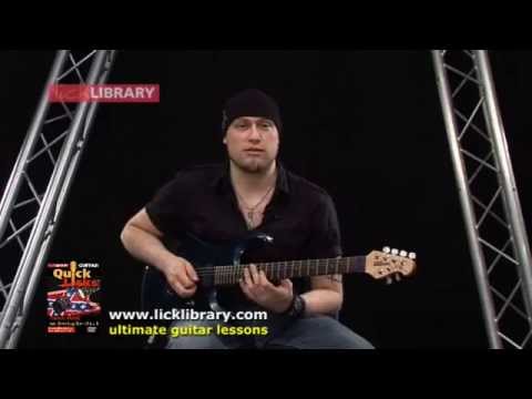 Dimebag Darrell Style Guitar Lick Lesson | Quick Licks DVD Sample Andy James