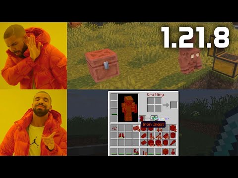 All the News in the Minecraft 1.21.8 Hotfix!