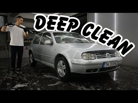 Deep Cleaning A Filthy VW Golf 4 - Car Detailing