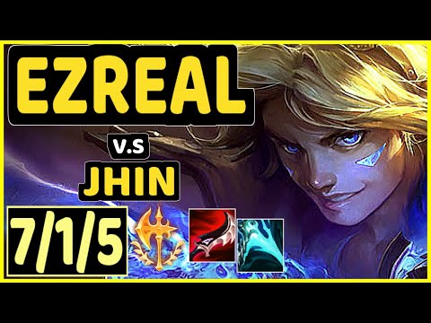 EZREAL vs JHIN - 7/1/5 KDA BOTTOM ADC GAMEPLAY - EUW Ranked GRANDMASTER