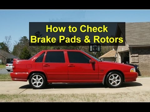 How to check your brake pads and rotors on your car or truck. - VOTD