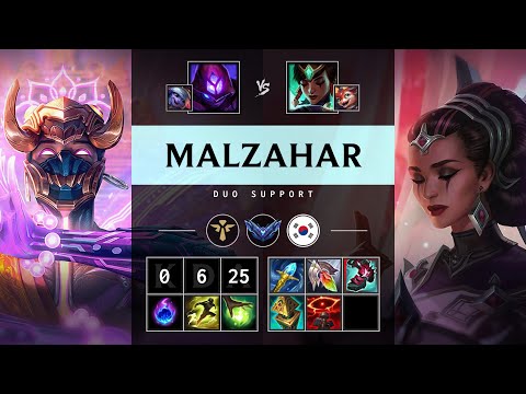 Malzahar Support vs Karma - KR Diamond Patch 25.19