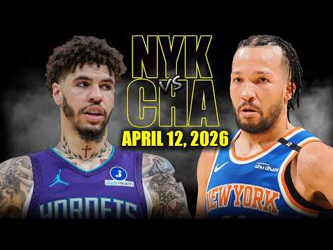 New York Knicks vs Charlotte Hornets Full Game Highlights – April 12, 2026 | NBA Season
