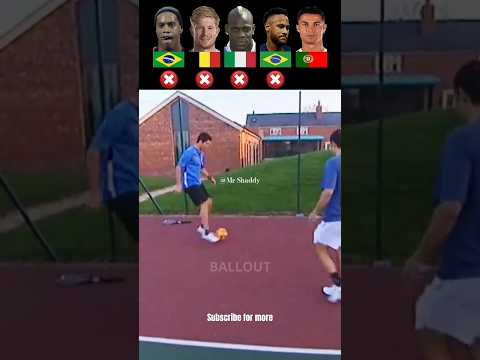 Ronaldo VS Neymar VS Ronaldinho VS De Bruyne |Against Freestyle🥵 #ronaldo #neymar #football #shorts