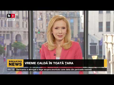 STIRI B1 ORA 9/00 CU ANDREEA MORARU - GAFĂ PREZIDENȚIALĂ LA CASA ALBĂ_Știri B1_25 iunie 2022