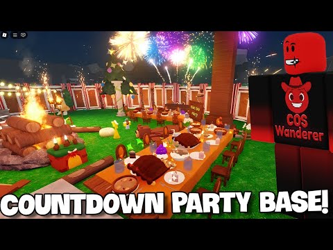 I Built the Ultimate Countdown Party Base in 99 Nights!