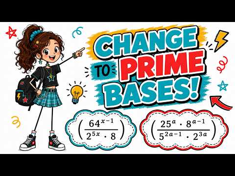 Changing to Prime Bases | More Practice Examples | Grade 10 Exponents | CAPS