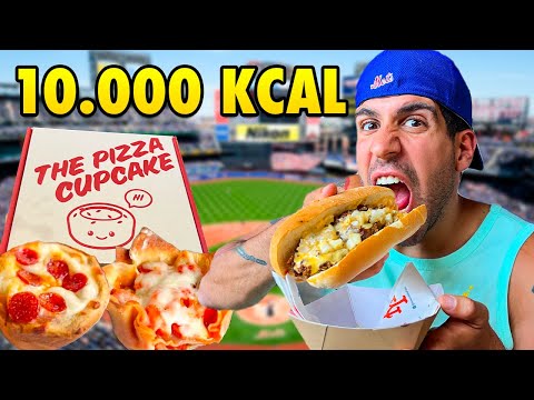 EAT at as many RESTAURANTS as possible in NEW YORK'S LARGEST STADIUM