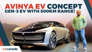 Tata Avinya EV Concept | 500km Range, 30-minutes to Full Charge! Launch in 2025 | CarWale