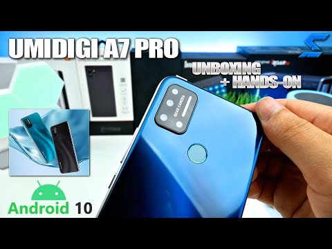 UMIDIGI A7 Pro Ocean Blue | Quick Unboxing + First Hands-On | Quad Camera + Fingerprint ID