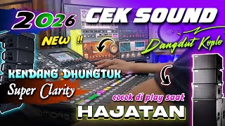 Download lagu CEK SOUND DANGDUT KOPLO BASS GLERR TERBARU 2026 | KENDANG MANTAB AUDIO CLARITY NUANSA HAJATAN mp3