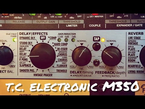 TC Electronic M350: All Effects | Drums, Vocals & Guitar